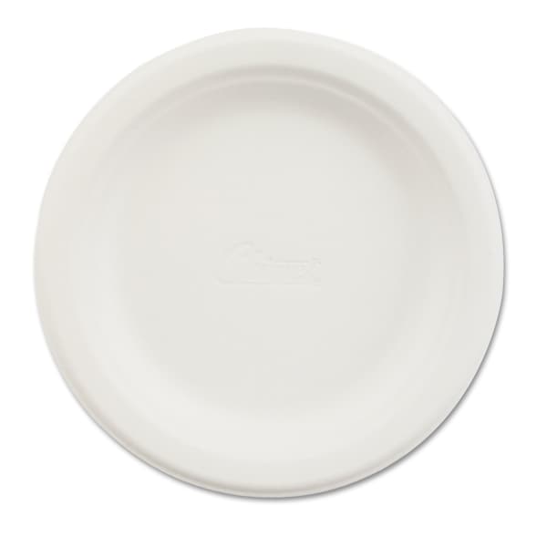 Paper Plate, Disposable, 6", Rnd, Wh, PK1000 HUH21225 Zoro